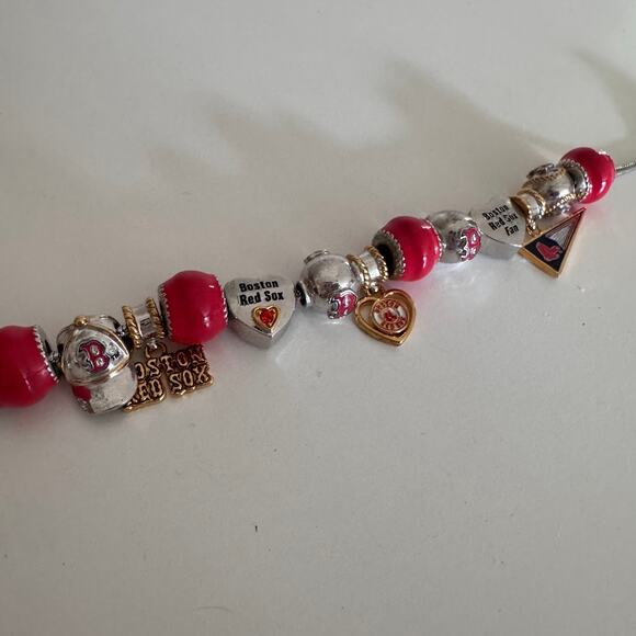 The Bradford Exchange Boston Red Sox Fan Charm Bracelet - Picture 6 of 6